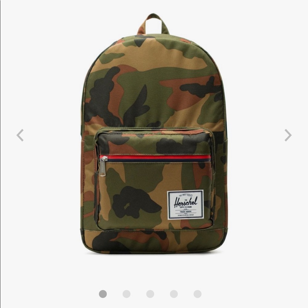Herschel pop quiz backpack - woodland camo - new